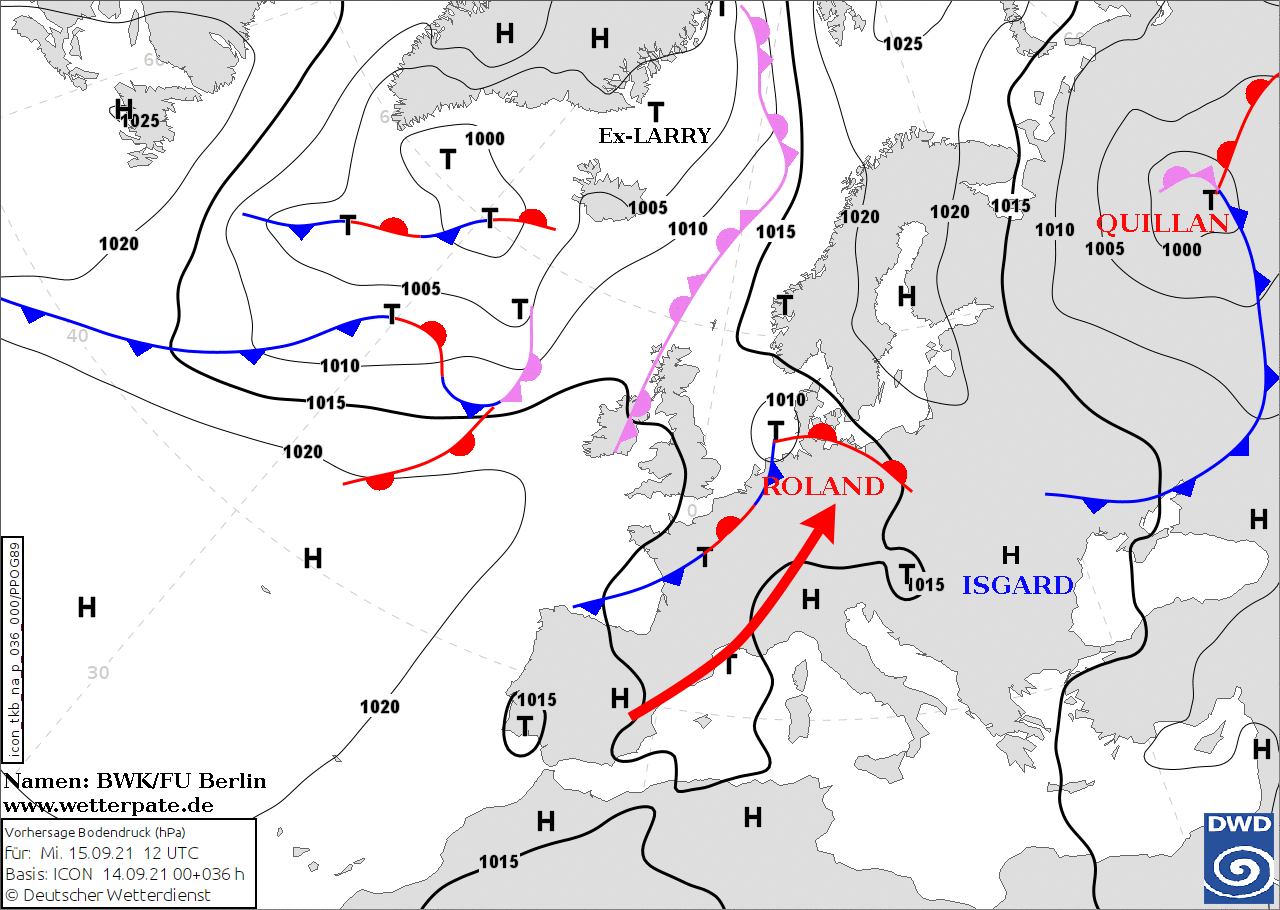 Tief "Roland" lenkt sehr warme Luft nach Österreich