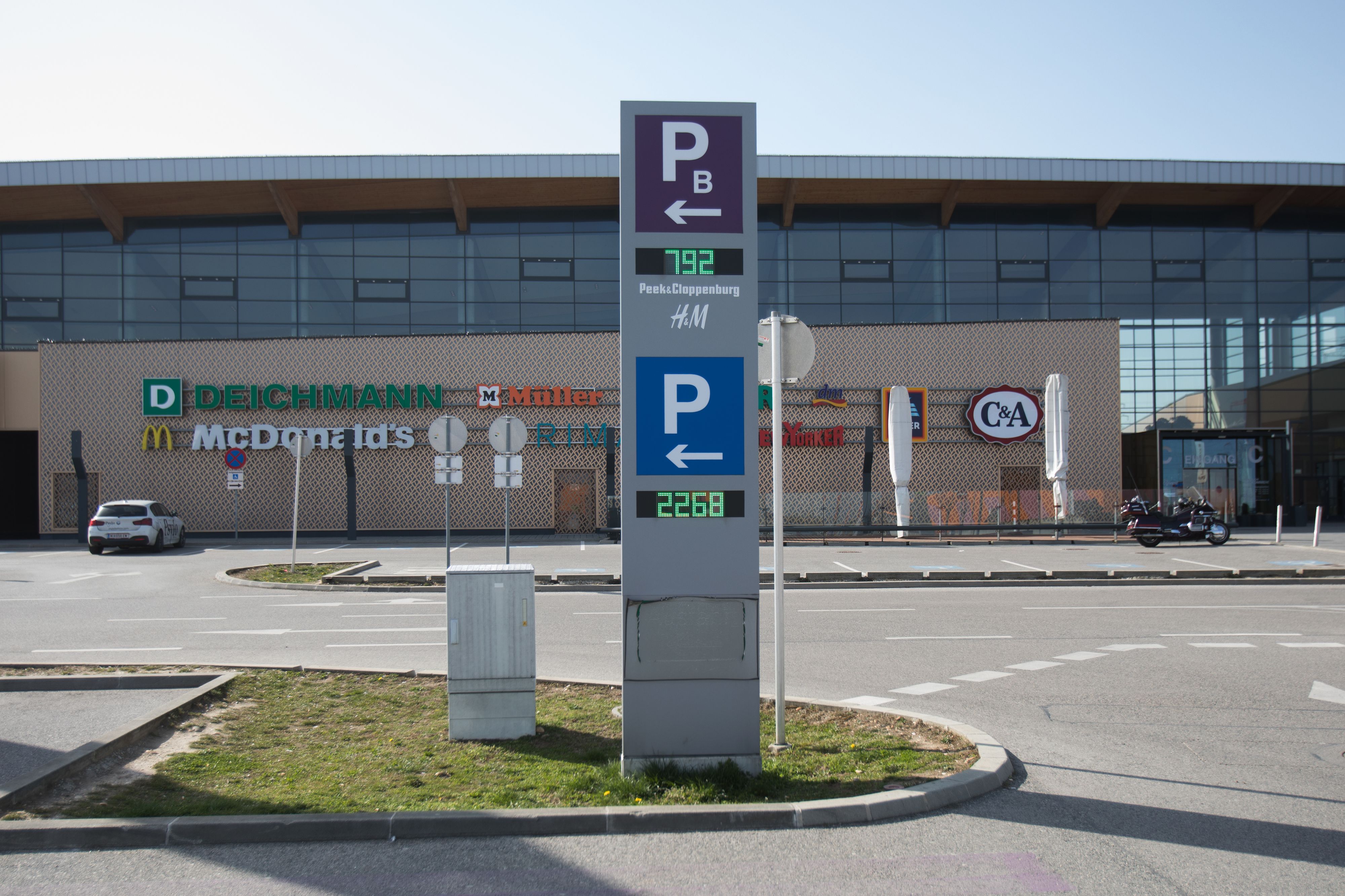 Das Shopping-Center G3 in Gerasdorf