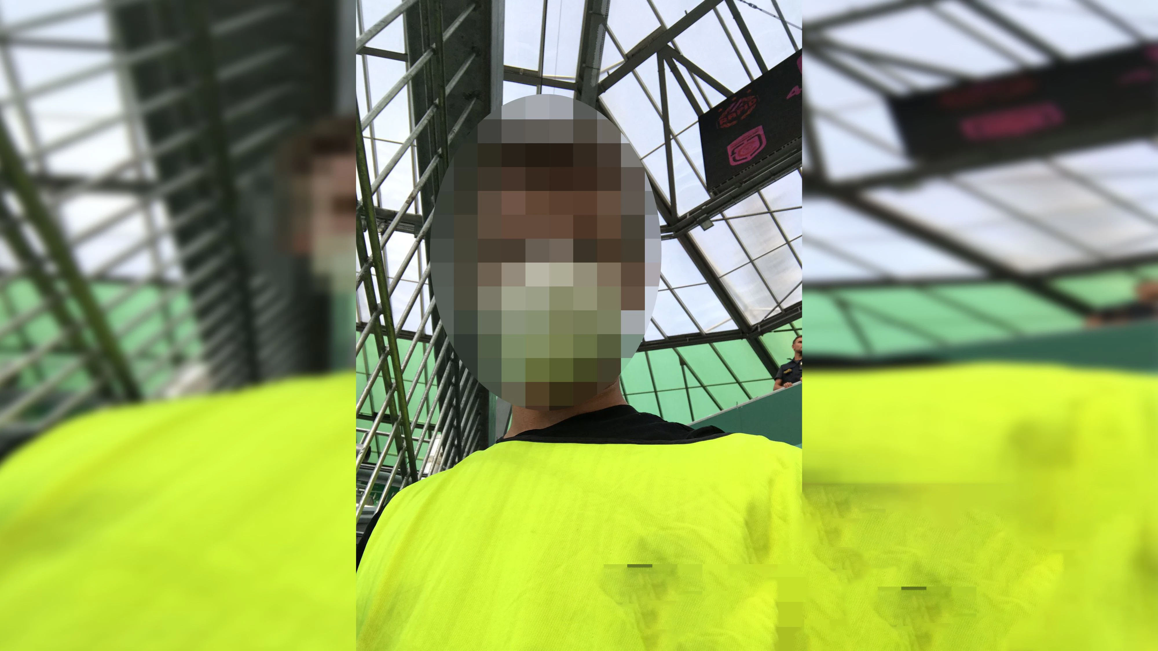 So einen unangenehmen Arbeitsunfall hatte Felix J. noch nie...
