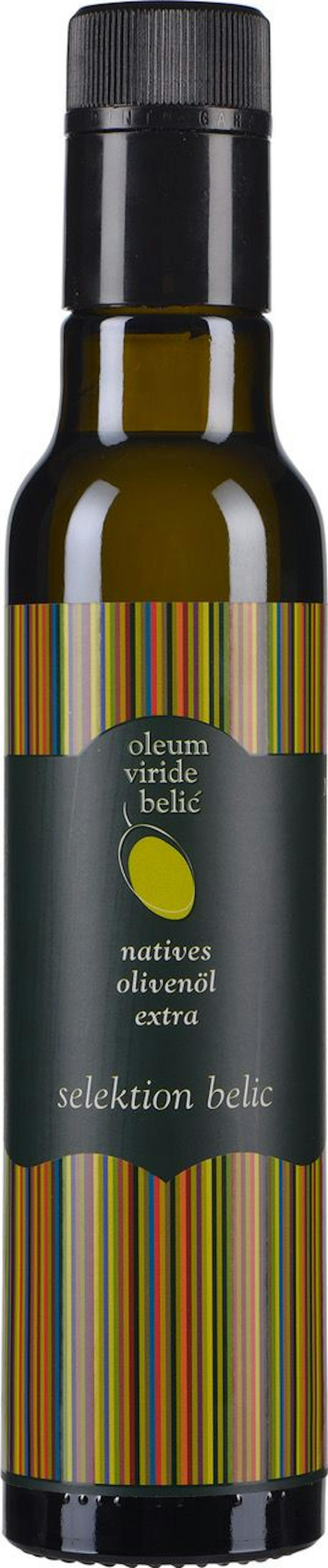 Natives Olivenöl Extra von "Oleum Viride Belic"