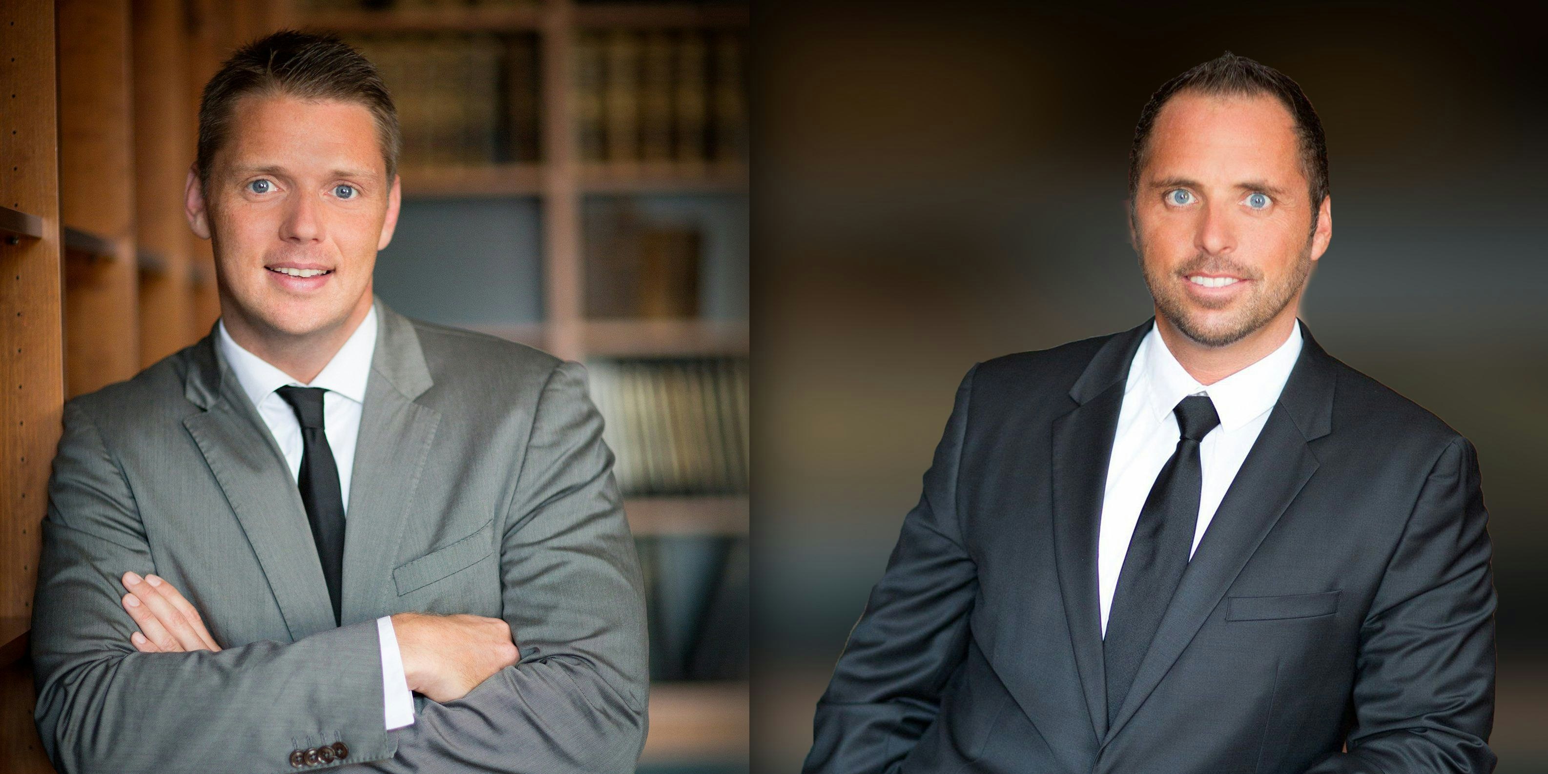 Alexander (l.) und Christoph Scala vertreten die Vierfachmutter.