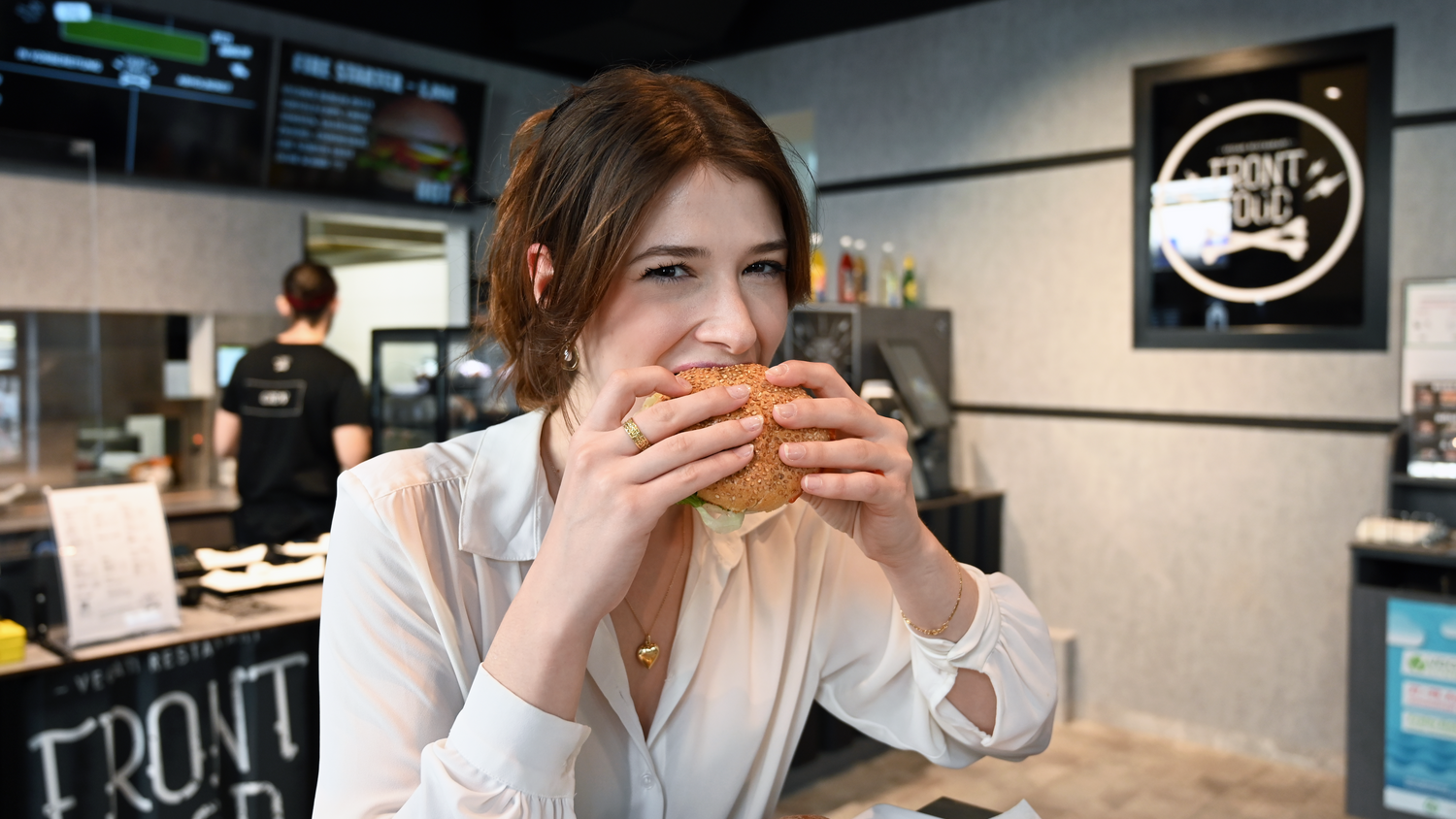 Alle Speisen im Front Food sind vegan und nachhaltig.