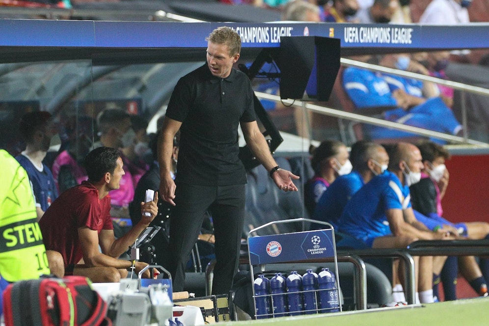 Julian Nagelsmann muss wegen Kingsley Comans Magenproblemen umplanen.