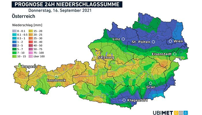 Der Herbst kommt am Donnerstag nach Österreich.
