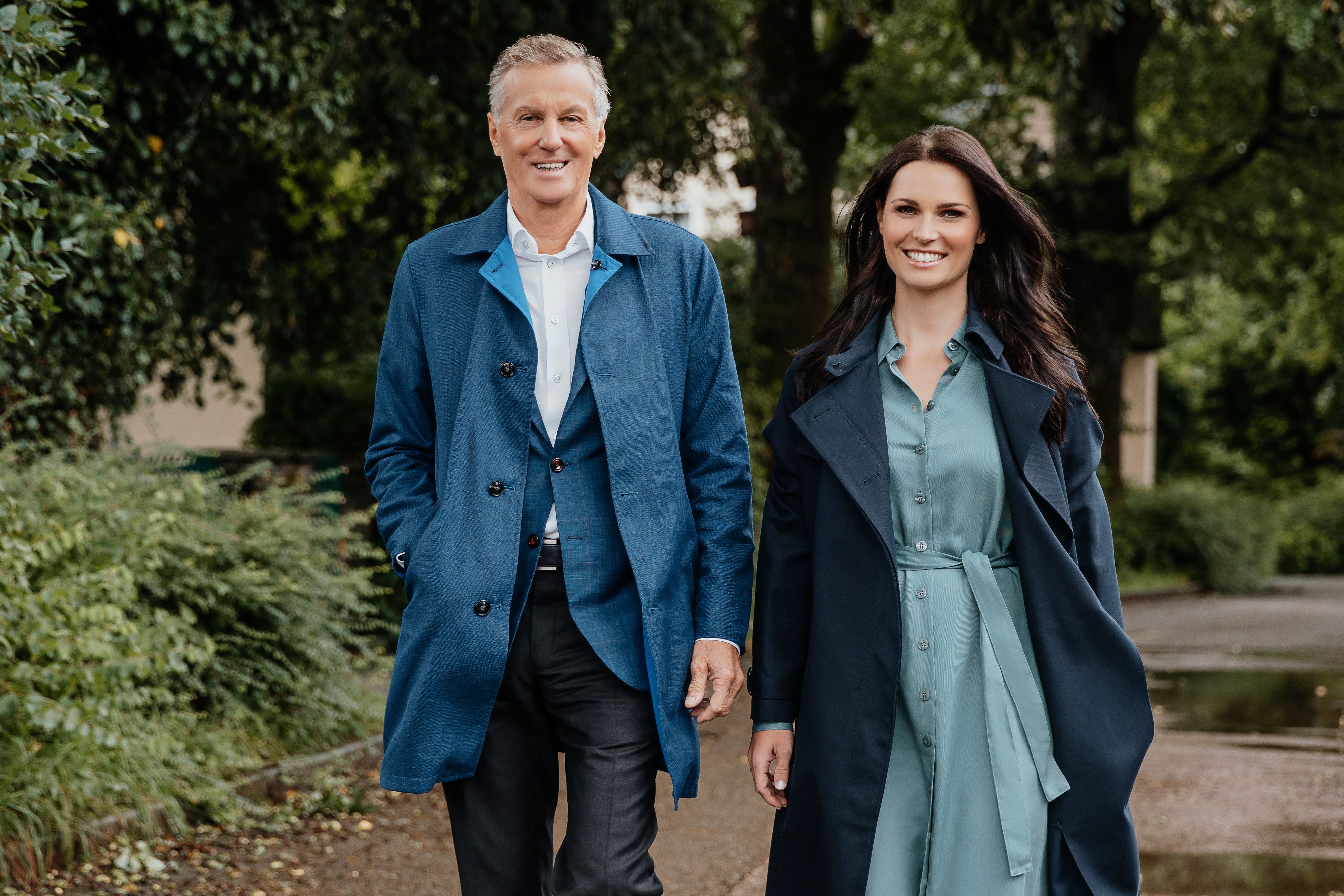 Rainer Deisenhammer von "GW Cosmetics" und Anna Veith