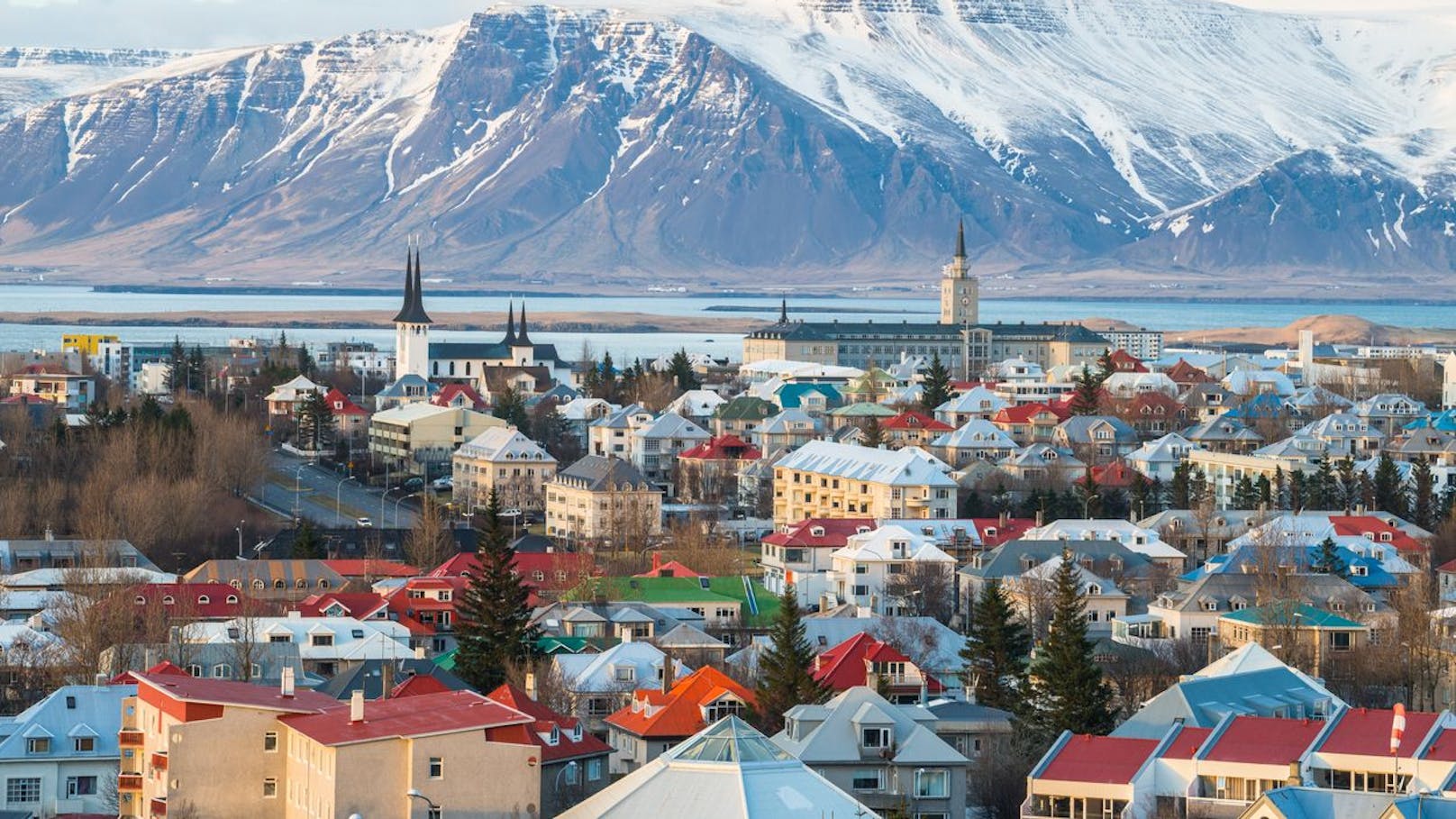 Die isländische Hauptstadt Reykjavik lockt mit guter Luft.