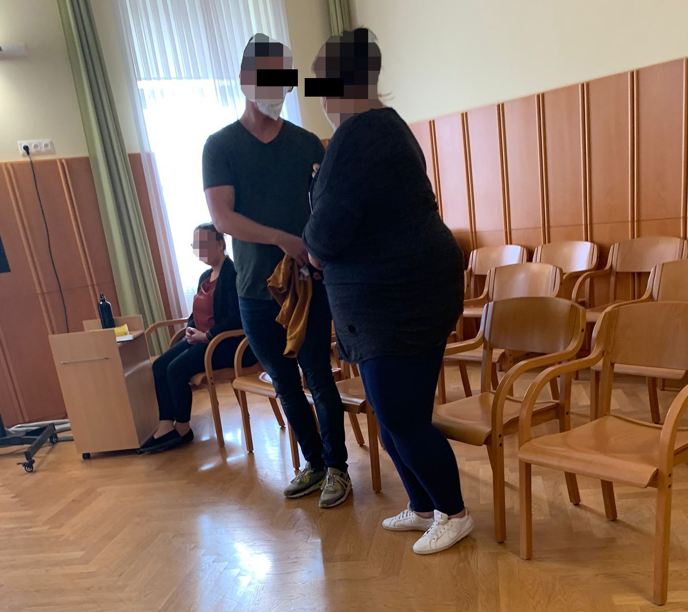 Die angeklagten Eltern