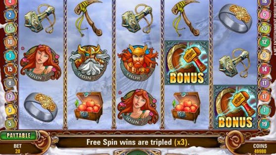 Der Finne räumte beim Spiel "Hall of Gods" den Jackpot ab.