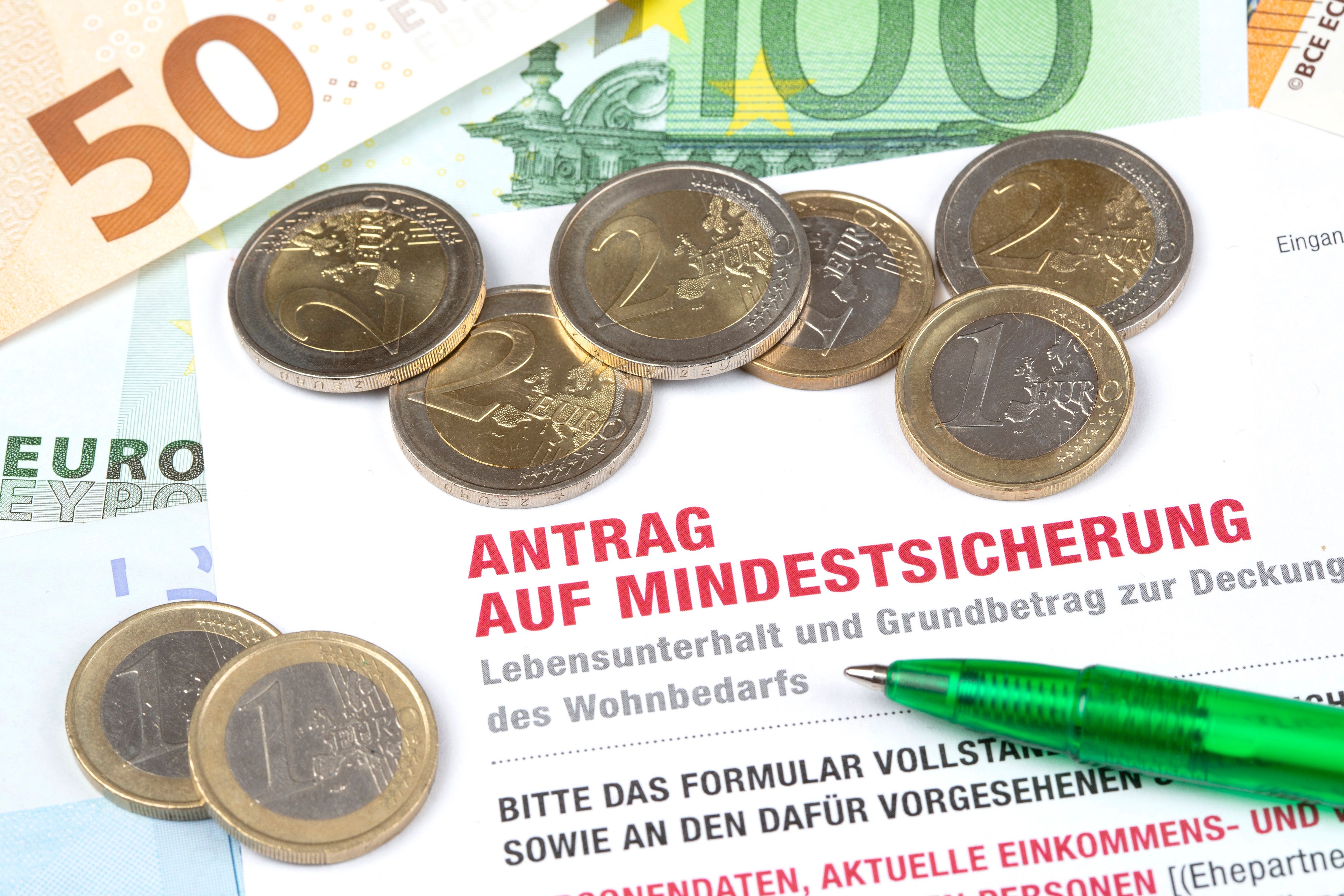 Ein Antrag auf Mindestsicherung