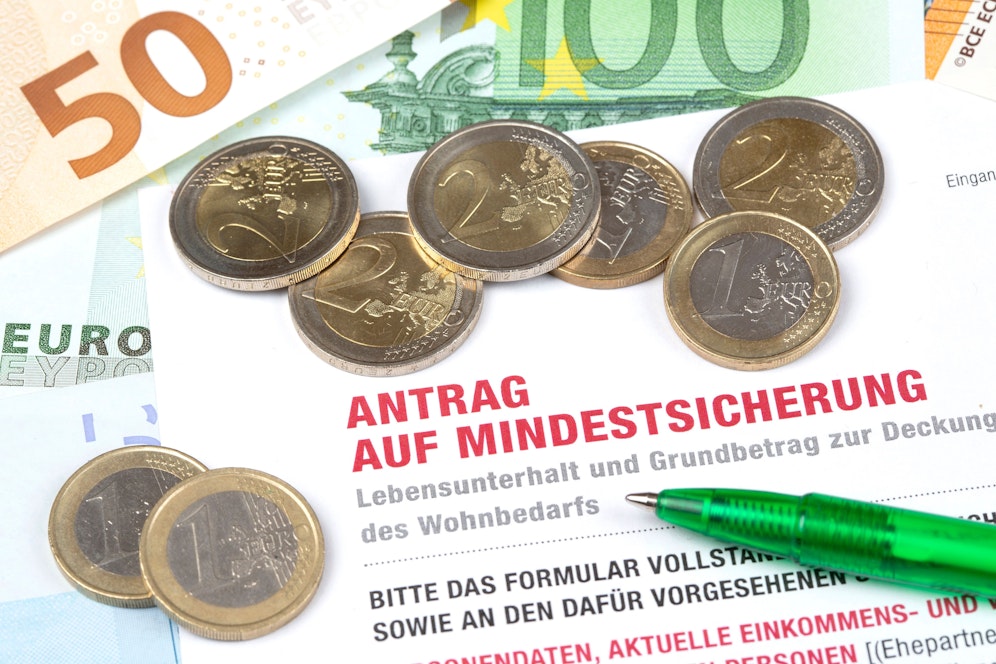 Ein Antrag auf Mindestsicherung