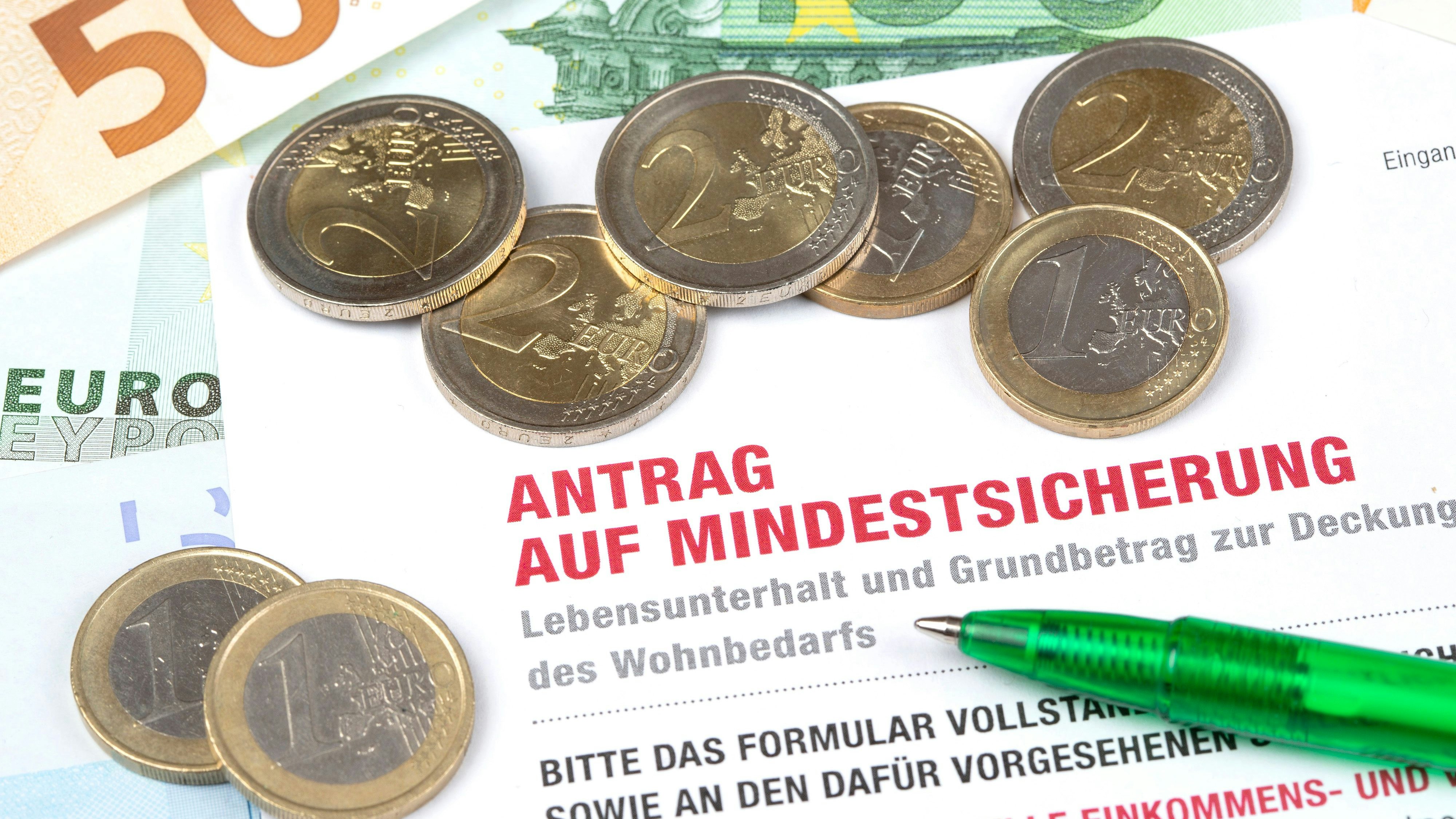 Ein Antrag auf Mindestsicherung