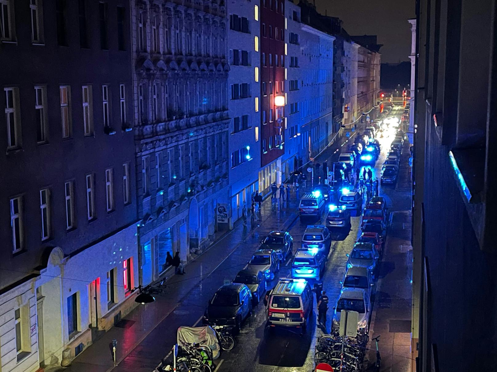 Polizei-Einsatz in der Wiener Leopoldstadt
