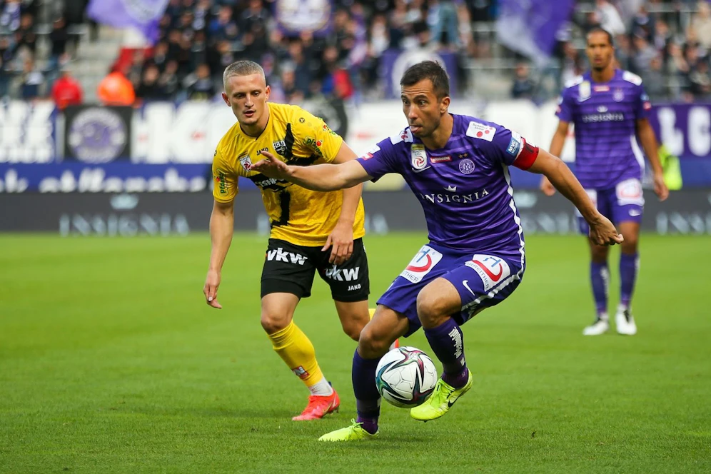 Austria im Duell gegen Altach. 