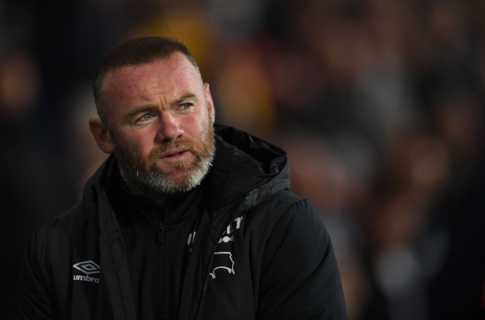 Derby County, der Klub von Wayne Rooney, ist insolvent. 