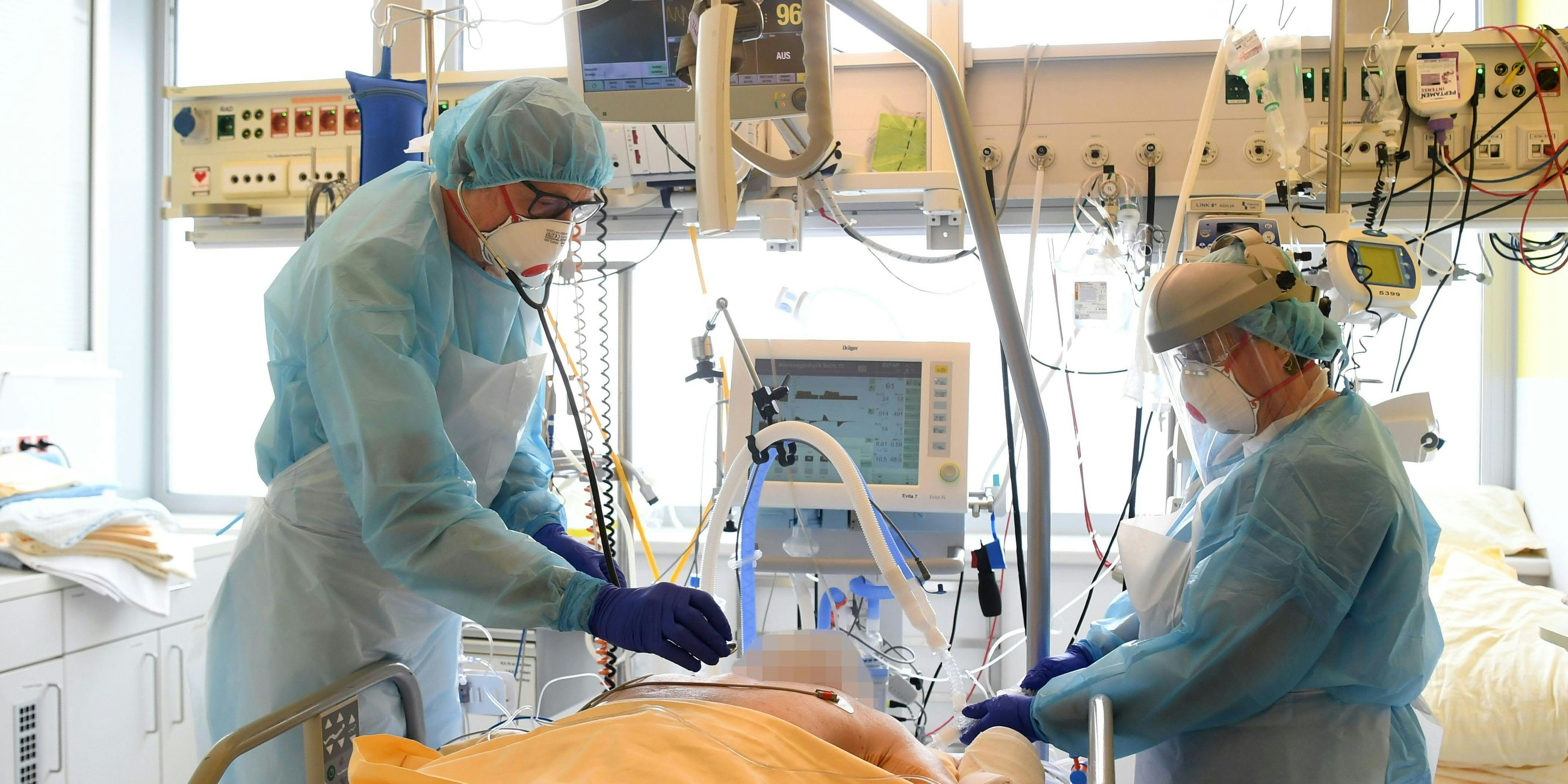 Ungeimpfte füllen die Intensivstationen.