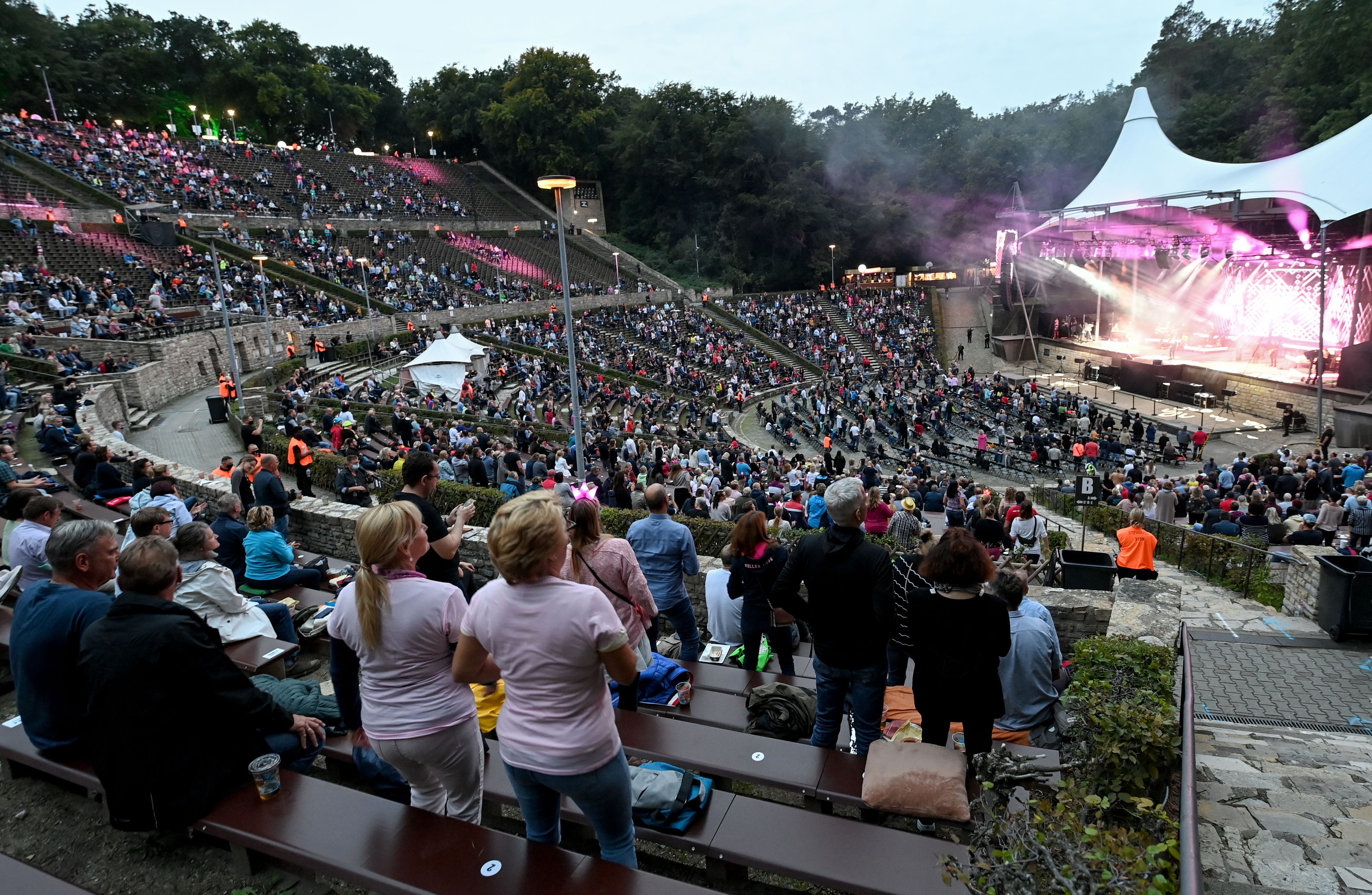 Die Waldbühne in Berlin.