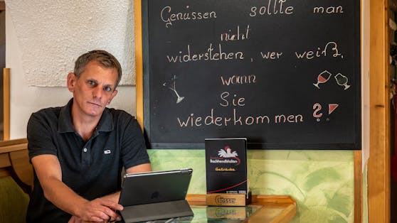 Gastwirt Jürgen Lichtl musste sein Gasthaus jetzt zusperren, weil er kein Personal fand.