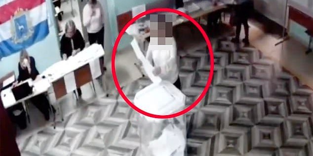 Manipulation in einem Wahllokal