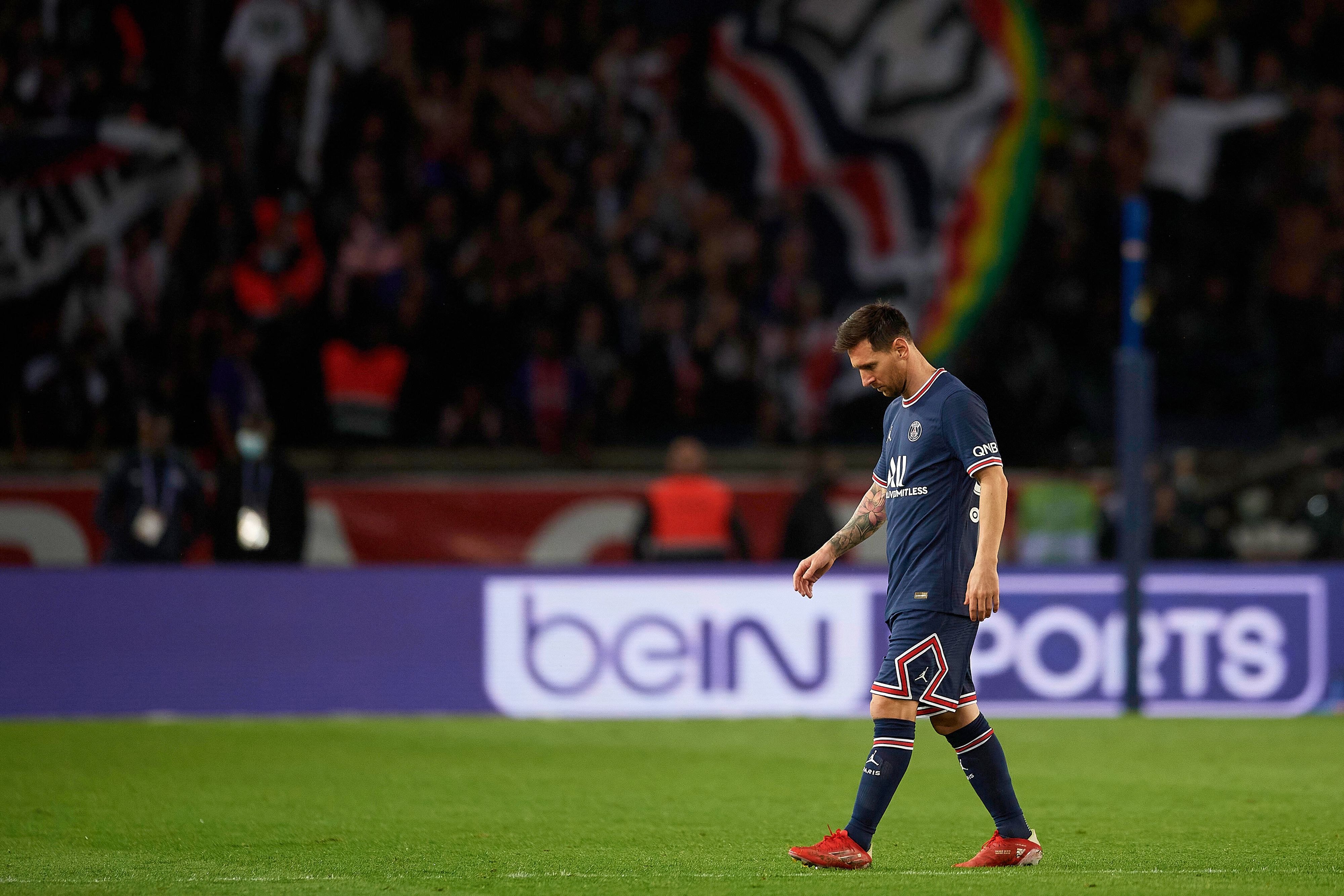Lionel Messi hat sich in Paris noch nicht eingelebt.