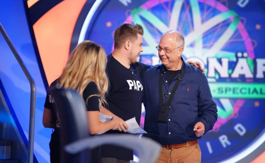 Heinrich Annas mit seinen Kindern