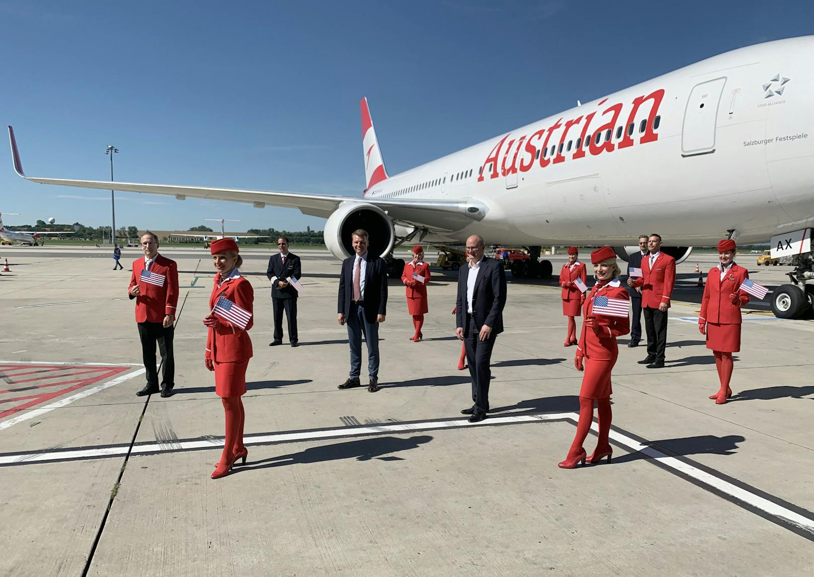 Die Austrian Airlines fliegen ab November wieder in die USA. Der Einreisestopp für europäische Flugpassagiere wurde wieder aufgehoben.