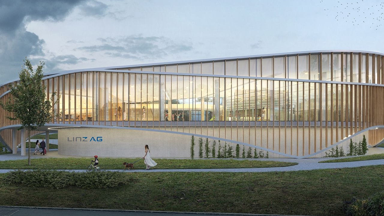 So soll es ausschauen, das neue Hallenbad in Linz-Ebelsberg.