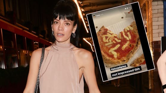 Lily Allen sorgt mit einem Instagram-Foto für Aufsehen.
