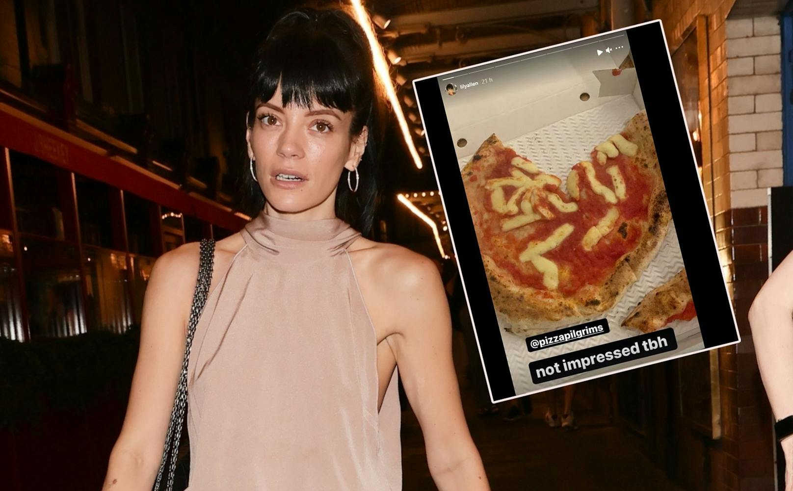 Lily Allen zuckt wegen Pizza aus: "Hab dafür bezahlt"