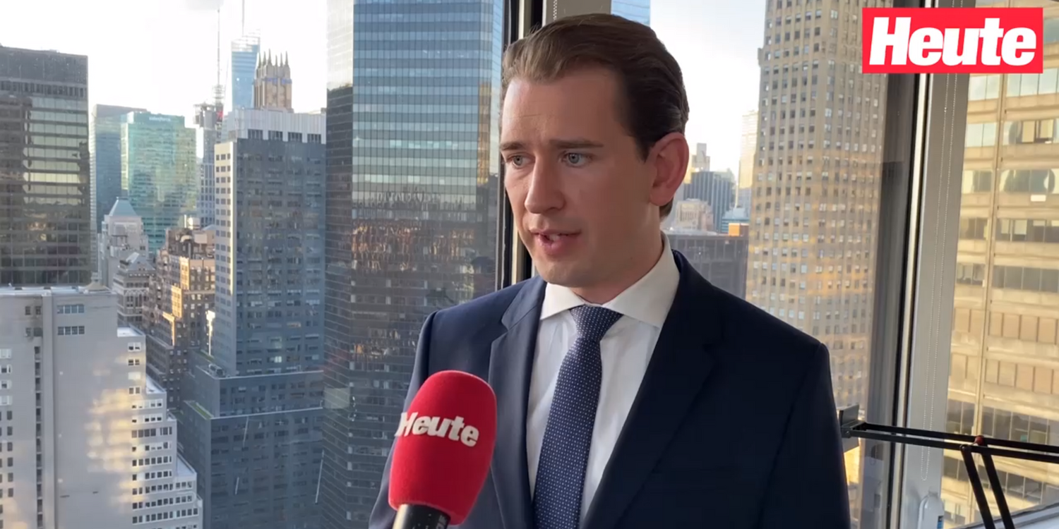 Bundeskanzler Sebastian Kurz im "Heute"-Gespräch am Montag.
