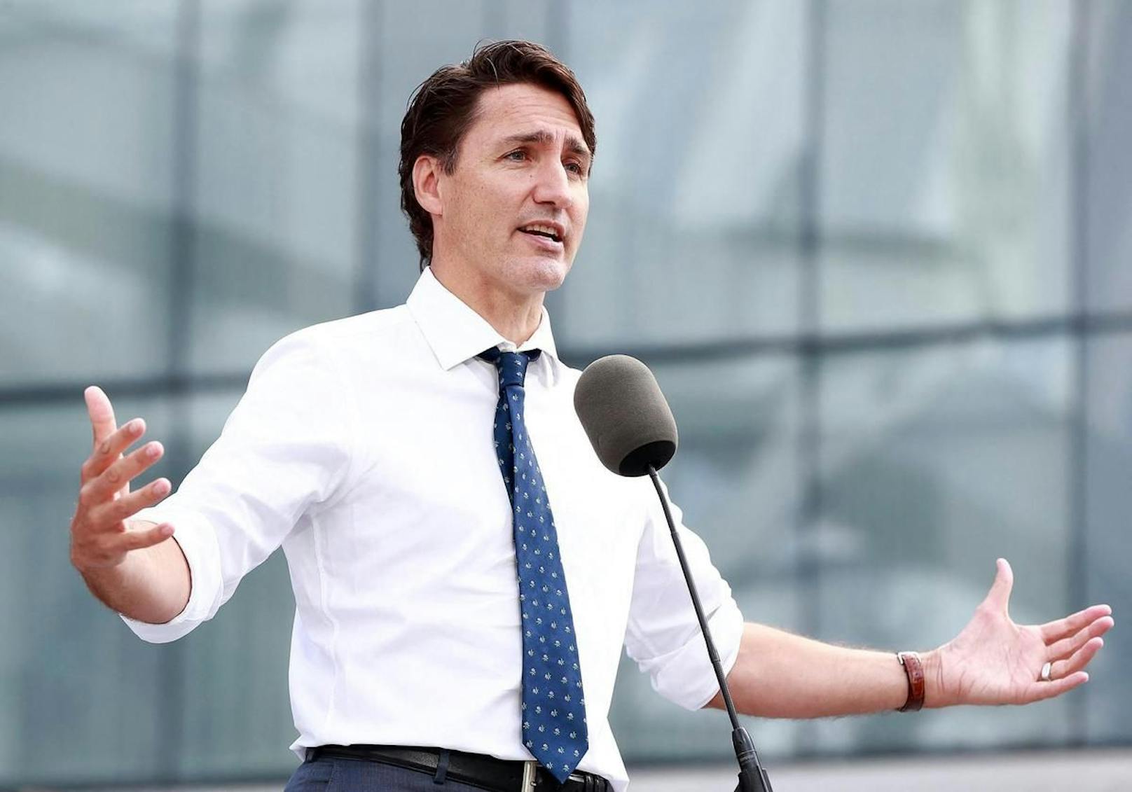 Geht wohl als Sieger der Parlamentswahl hervor: Der kanadische Ministerpräsident Justin Trudeau. (Archivbild)