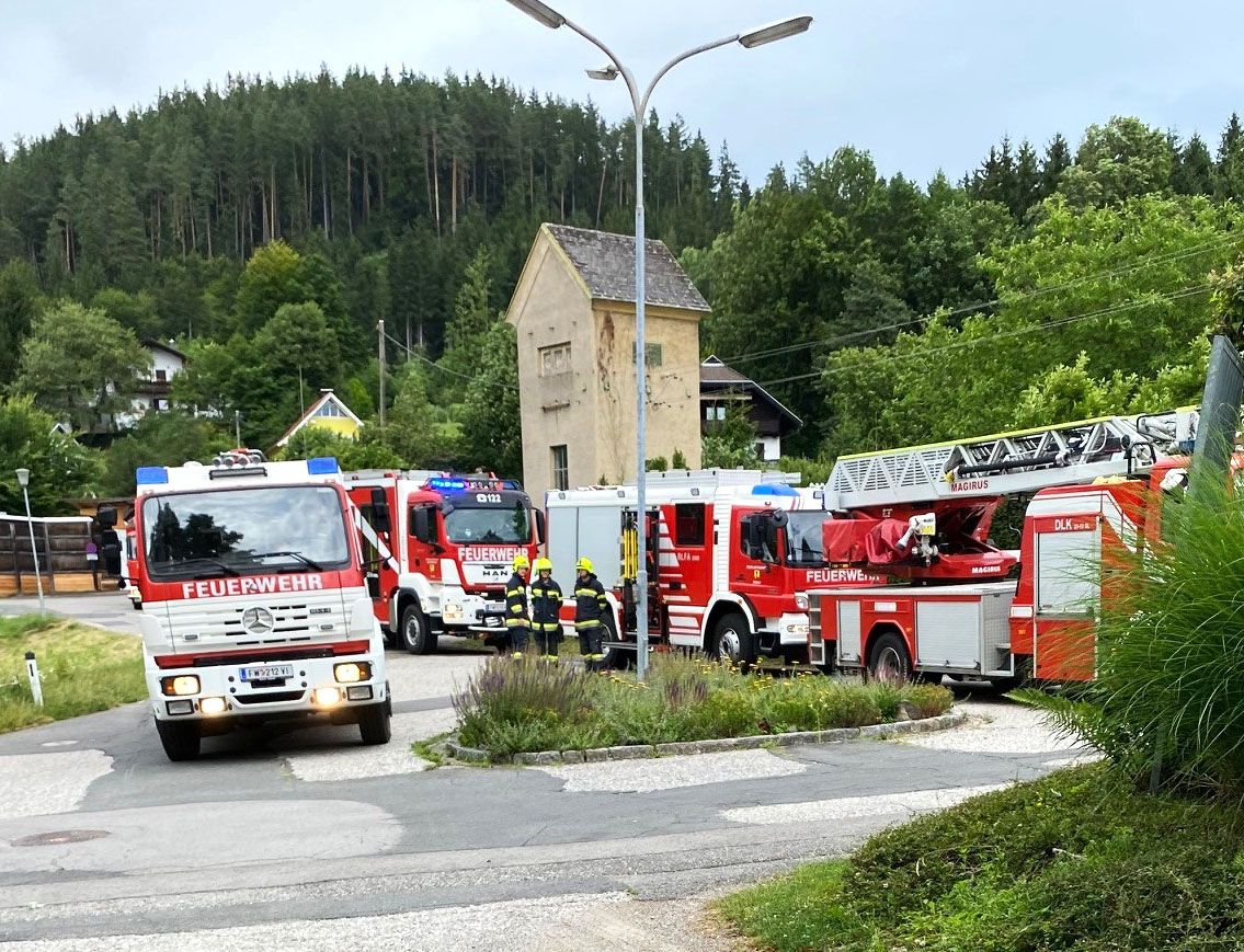 Großeinsatz in Kärnten nach einem schweren Arbeitsunfall.
