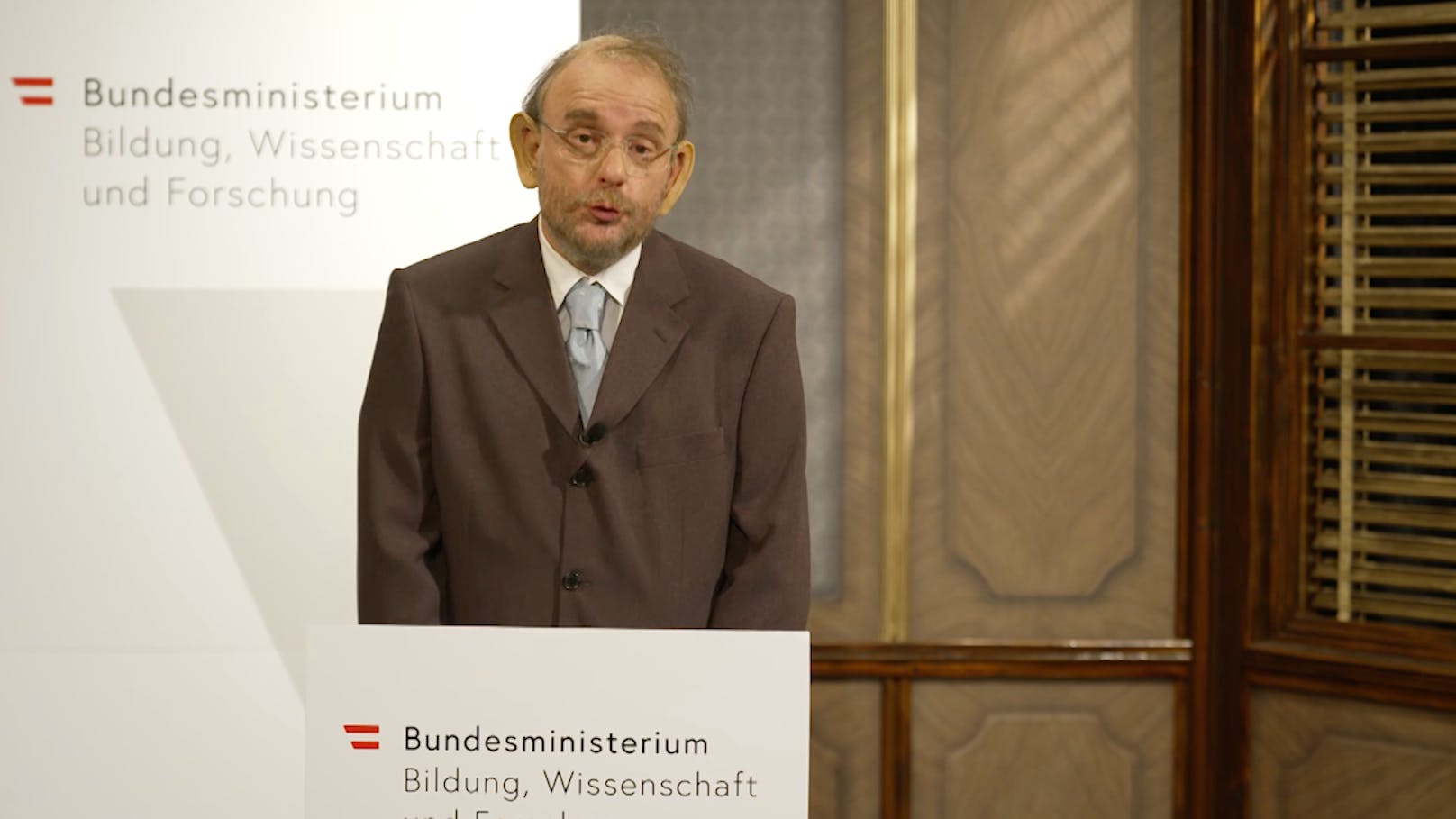 Grissemann als Heinz Faßmann