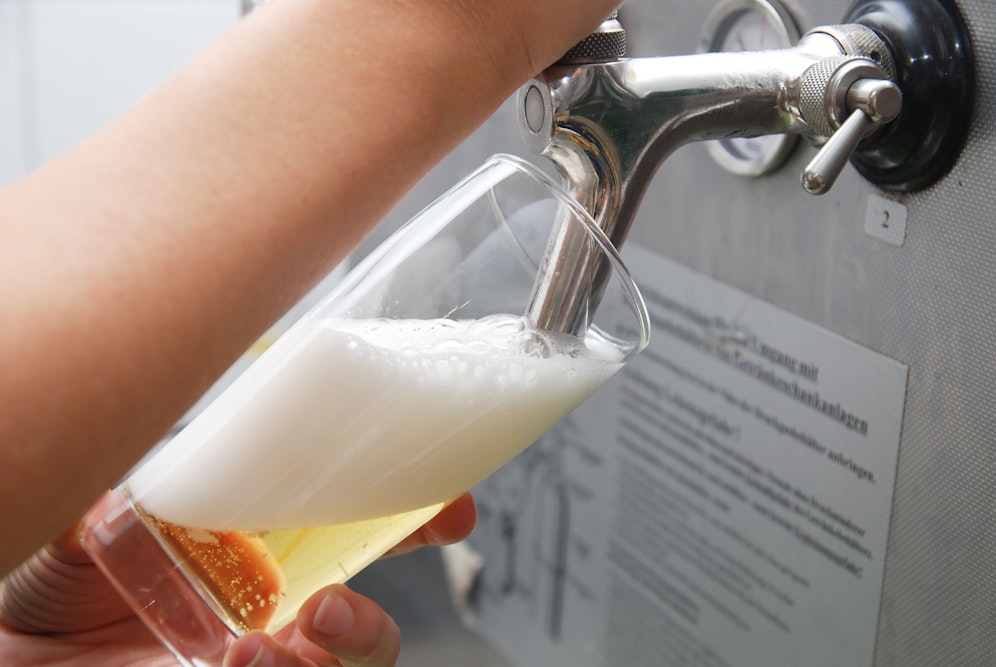 Die angemietete Zapfanlage flog plötzlich in die Luft.