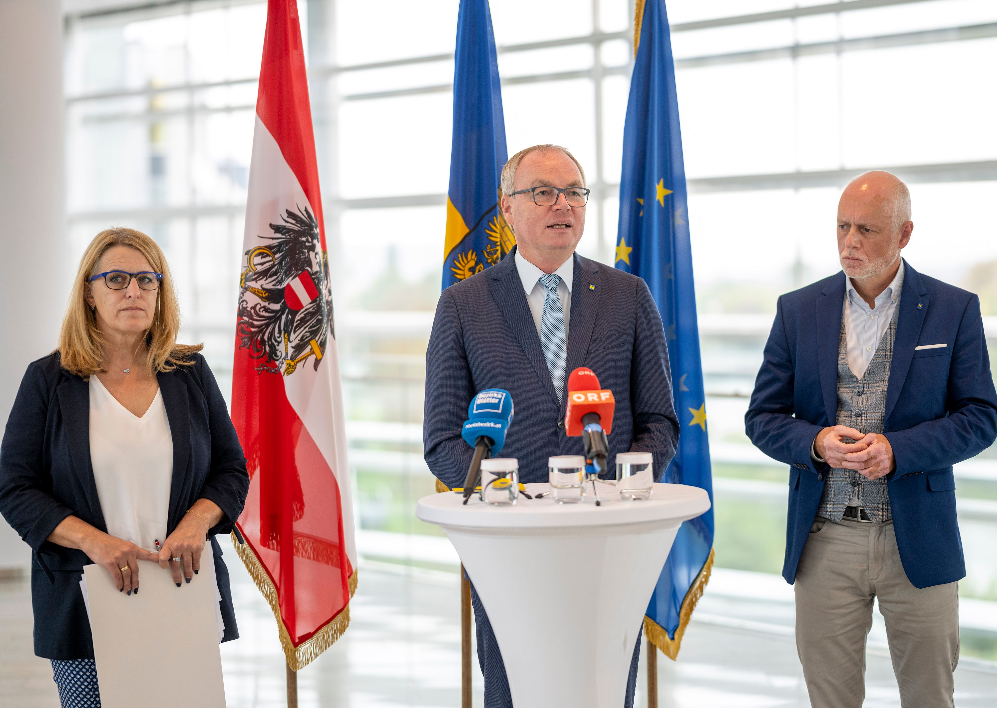 Ulrike Königsberger-Ludwig, Stephan Pernkopf und Gerald Bachinger (v.l.)