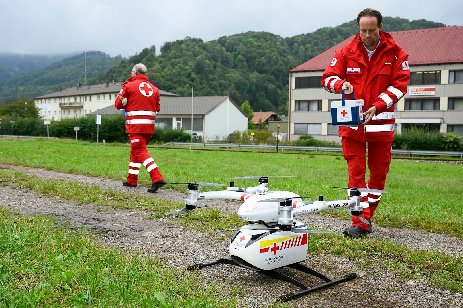 Blutkonserve erstmals in Österreich per Drohne ausgeliefert