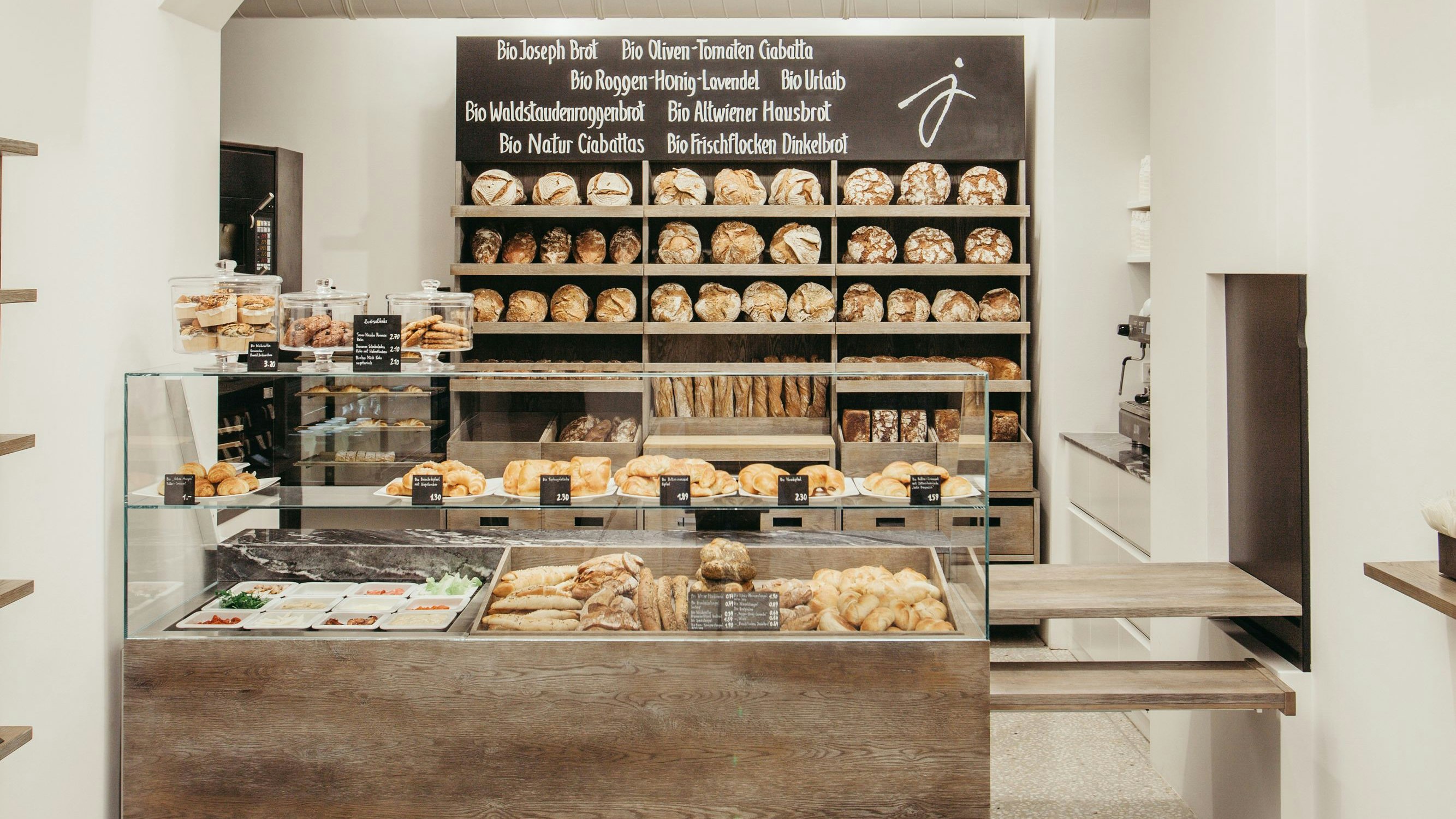 Die Filiale von Joseph Brot in der Wiener Naglergasse.