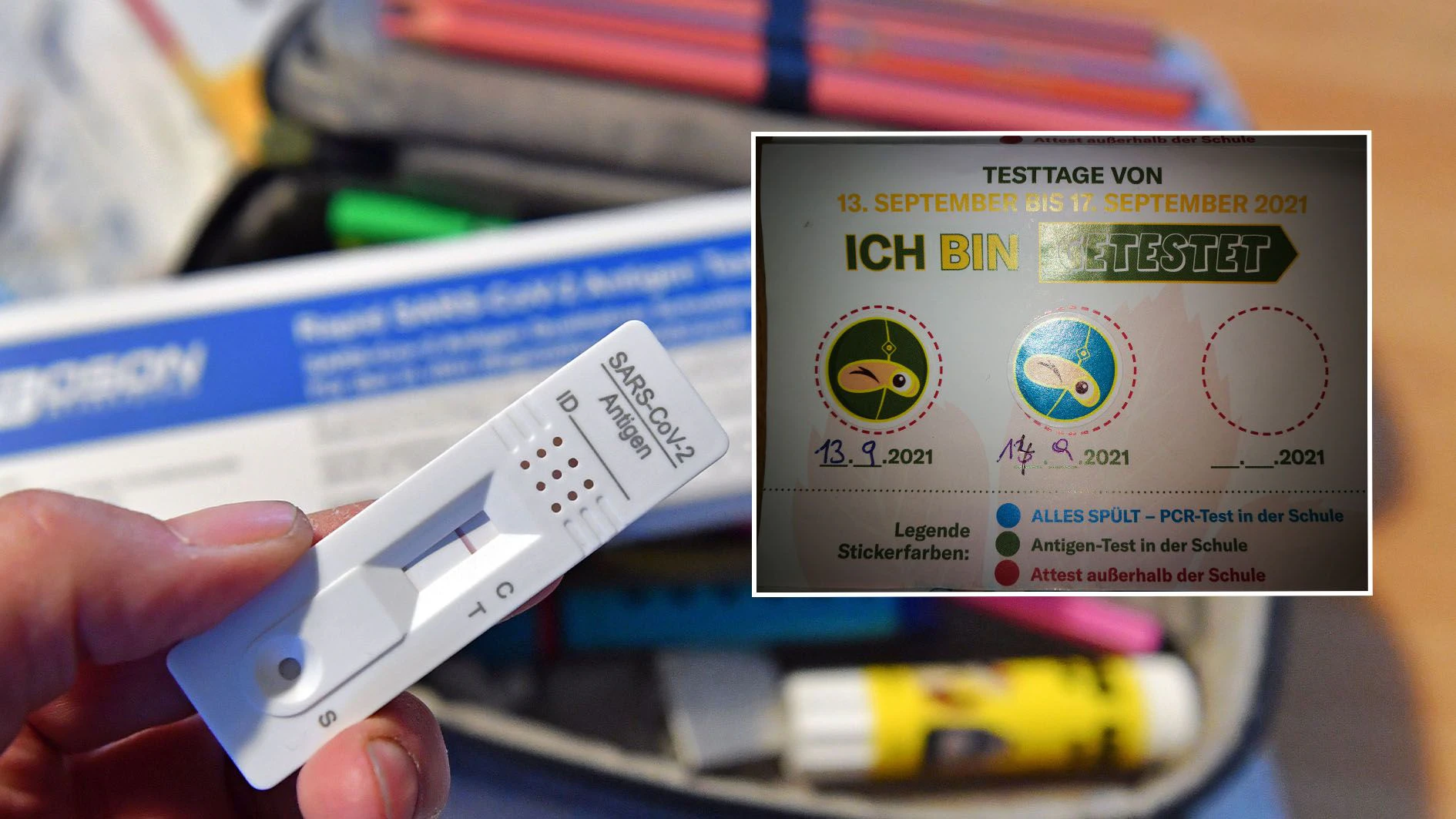 Im Stickerpass der kleinen Nina fehl ein Pickerl