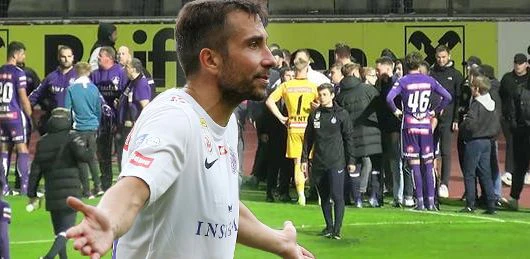 Markus Suttner über den Platzsturm der Austria-Fans in Kapfenberg.