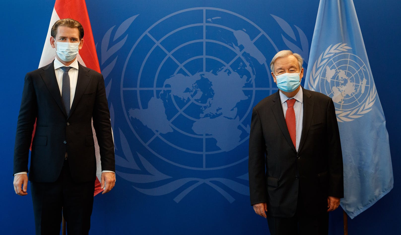Sebastian Kurz mit UN-General Antonio Guterres