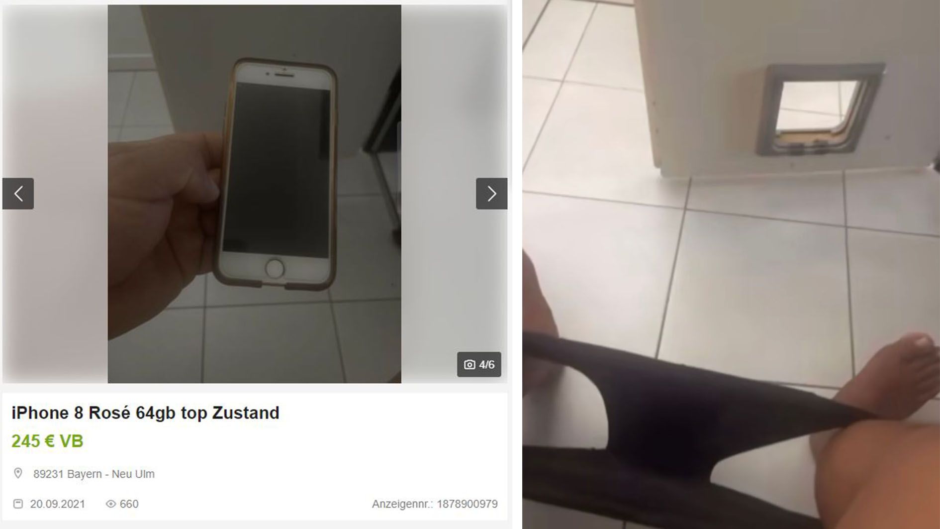 Stell dir vor, du willst ein neues Handy kaufen und sieht auf der Anzeige so ein Bild