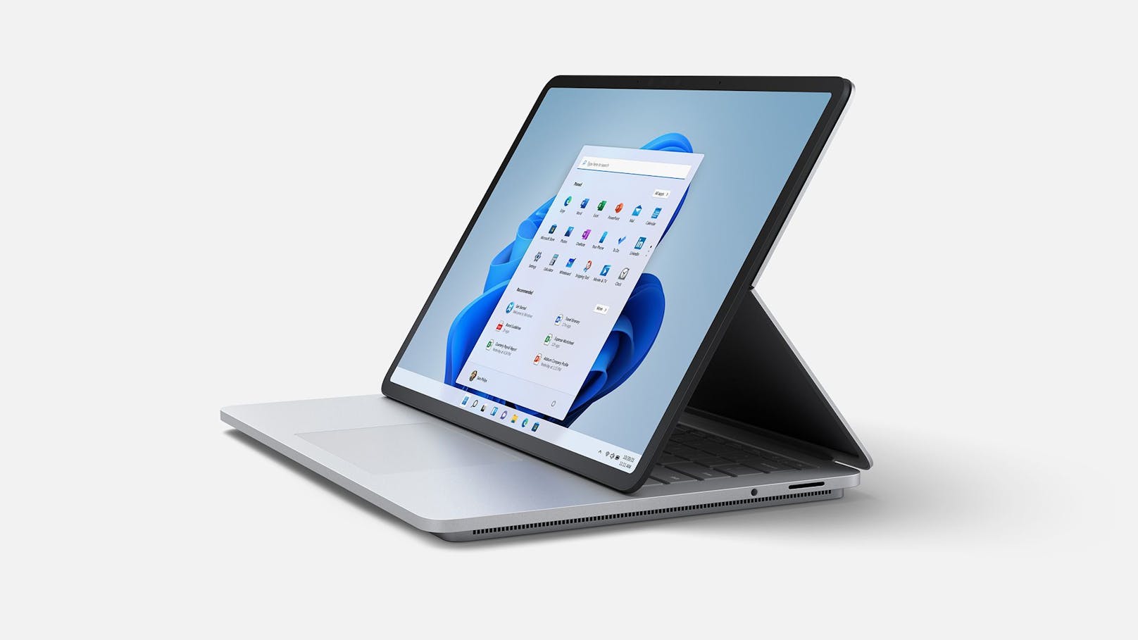 Der Notebook-Tablet-Hybrid Surface Laptop Studio besitzt ein  14,4-Zoll-Touchdisplay, sein Preis ist noch offen.