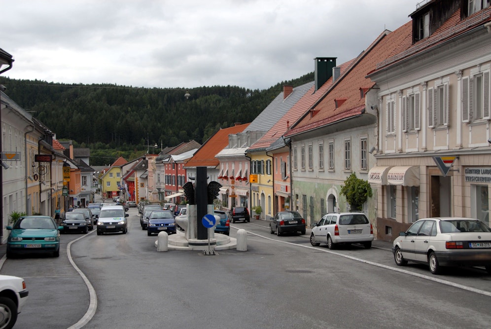 Der Hauptplatz von Bleiburg im Jahr 2006. Archivbild.