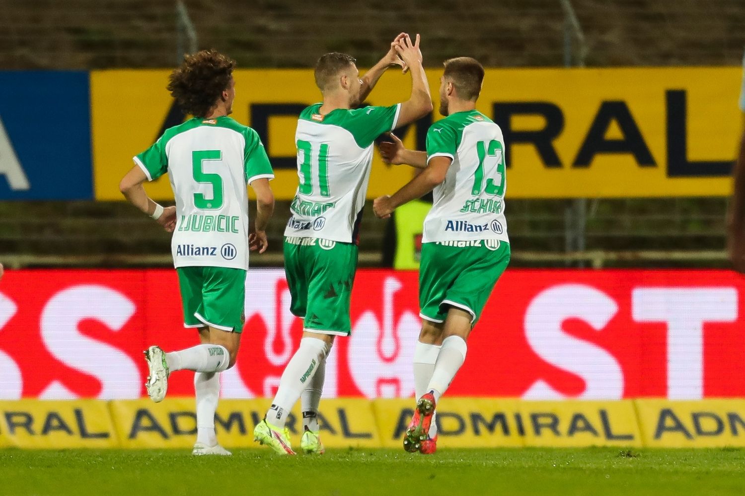 Rapid bejubelt den Aufstieg bei der Admira. 