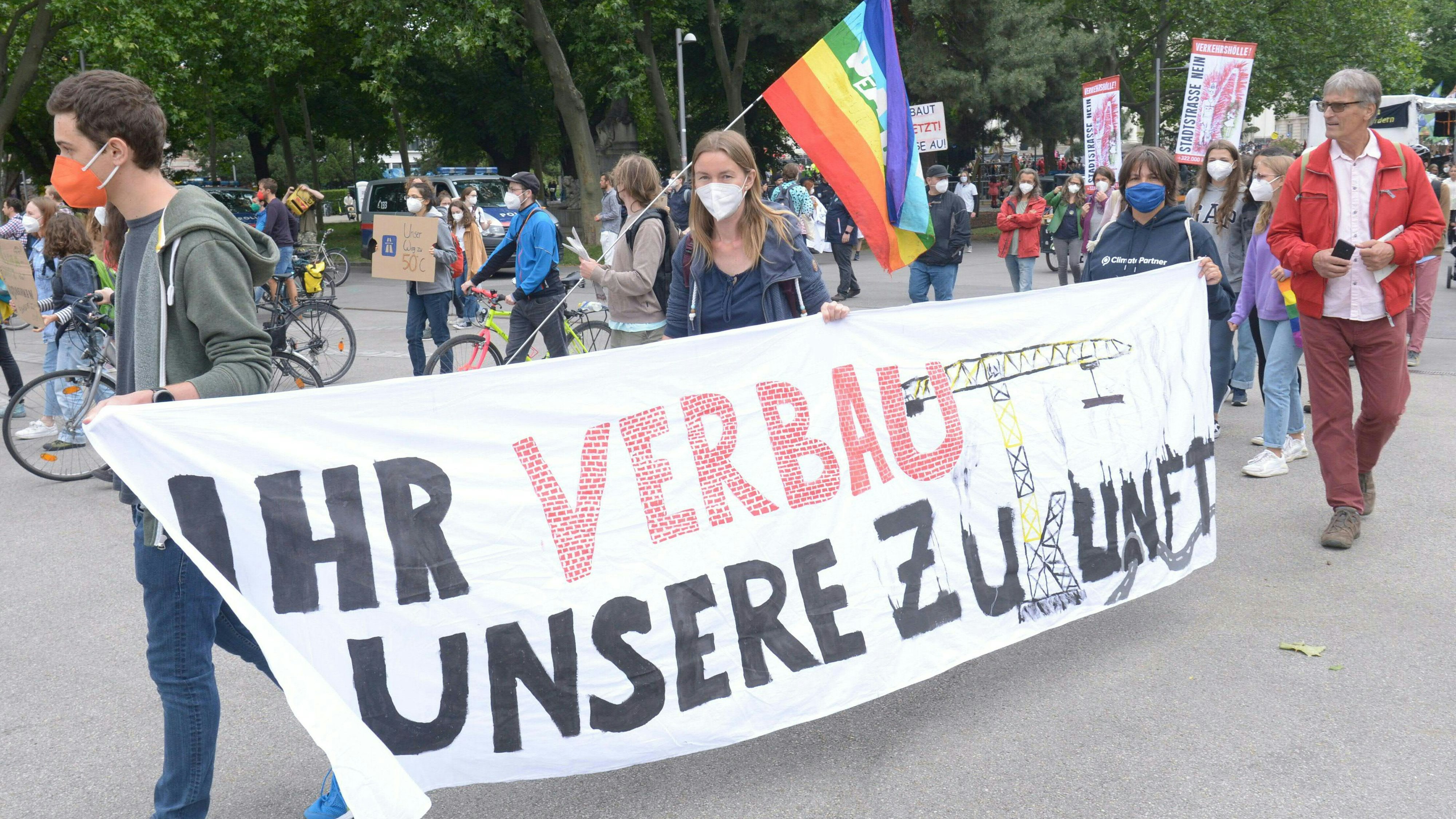 Fridays-For-Future-Demo in Wien