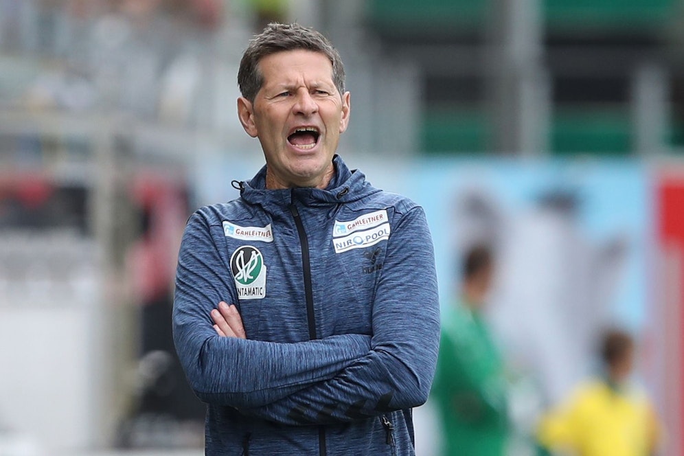 Ried-Coach Andreas Heraf droht eine Sperre. 