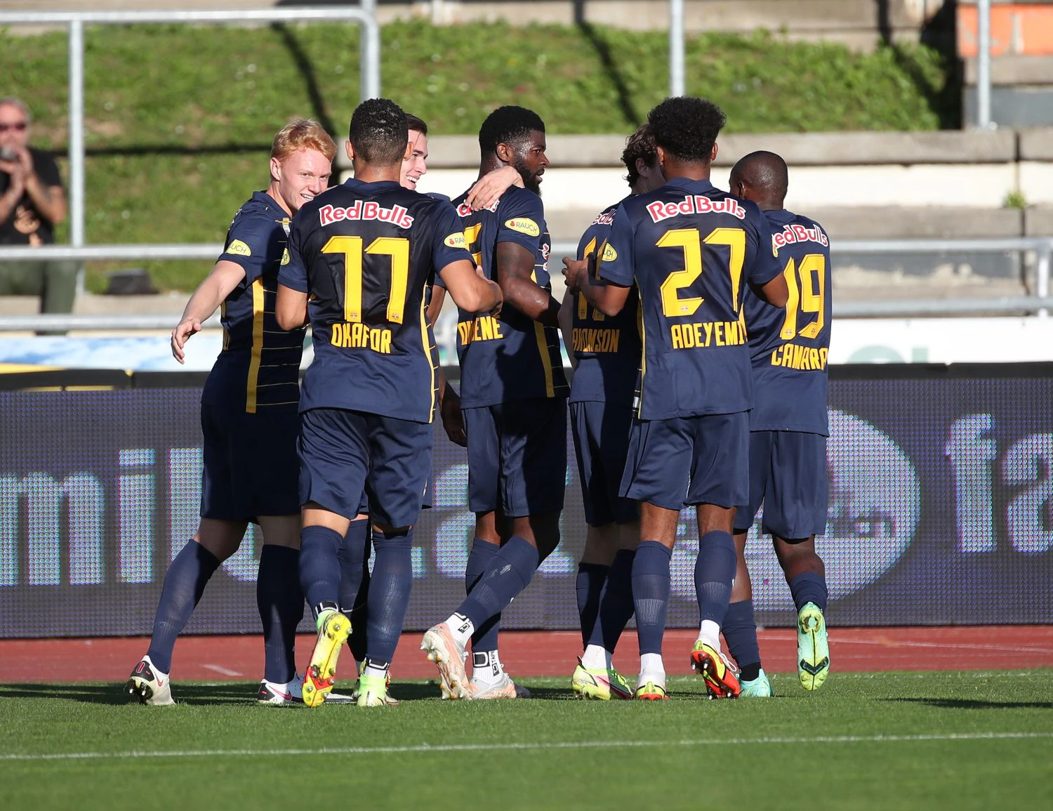 Red Bull Salzburg bejubelt den neunten Liga-Sieg in Serie. 