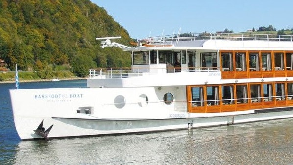 So schaut das Barefoot-Boat aus, das künftig bis nach Oberösterreich fährt.