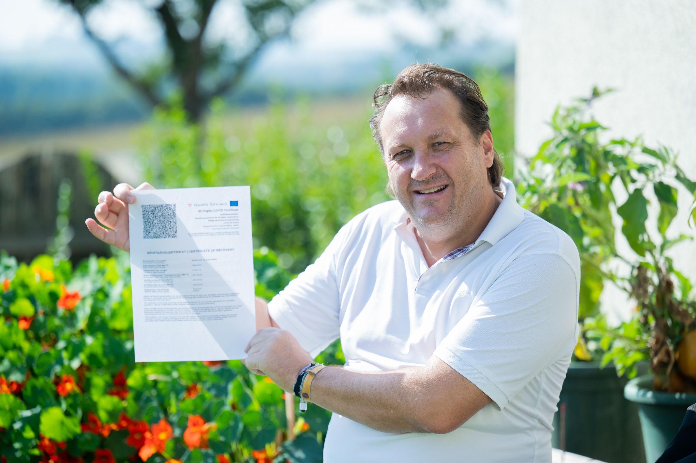 Klaus Kapeller wollte sich nicht impfen lassen, musste dann im Spital an die Sauerstoffmaschine.