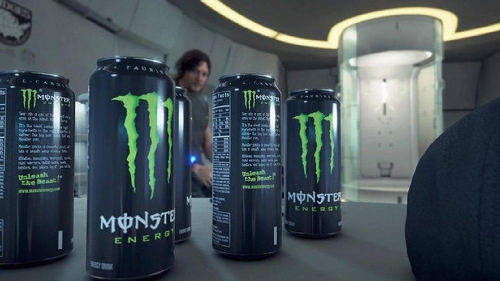In "Death Stranding" war der Energy Drink Monster präsent.