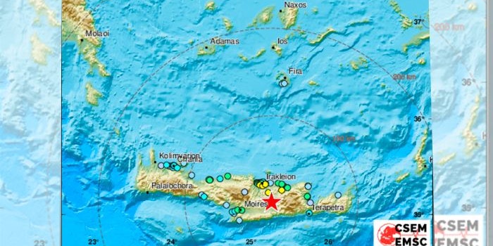 Erdbeben erschütterte Kreta am Montag in der Früh